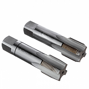 GARWIN INDUSTRIAL GM-TF220150 Метчики ручные Mf22x1.5, DIN 2181, HSS, 6H, комплект из 2 штук