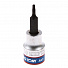 Насадка (бита) торцевая 3/8", Torx, T9, L = 50 мм, с отверстием KING TONY 302709-4004