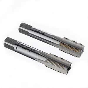 GARWIN INDUSTRIAL GM-TF140125 Метчики ручные Mf14x1.25, DIN 2181, HSS, 6H, комплект из 2 штук