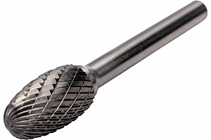 GARWIN INDUSTRIAL 900611-5*7,1*45 Борфреза овальная 5x7,1x45 мм, VHM, AL, форма E (серия 900611)