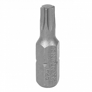 Вставка (бита) торцевая 1/4", Torx, T25, 25 мм KING TONY 102525T