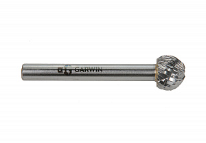 GARWIN INDUSTRIAL 900585-12*10*55 Борфреза сферическая 12x10x55 мм, VHM, DC, форма D (серия 900585)