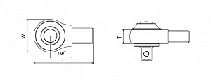 GARWIN INDUSTRIAL 505585-14-912 Насадка для динамометрического ключа трещоточная 1/4", 9*12