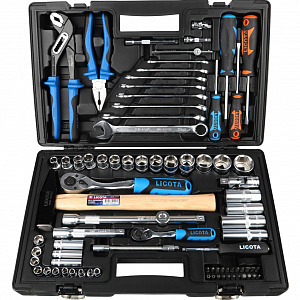 Licota ALK-8016F Набор инструмента 1/4" и 1/2", 81 предмет