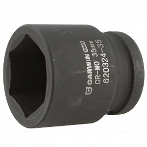 GARWIN PRO 620324-35 Головка, 3/4", 35 мм, торцевая, 6-гранная, ударная