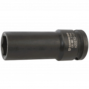 GARWIN PRO 620272-17 Головка, 1/2", 17 мм, торцевая, 6-гранная, ударная, глубокая