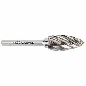 GARWIN INDUSTRIAL 900669-3*6,3*38 Борфреза пламевидная 3*6,3*38 мм, VHM, SC, форма H (серия 900669)