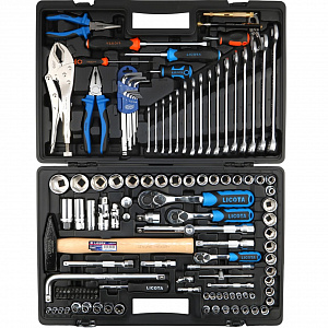 Licota ALK-8022F Набор инструмента 1/4", 3/8", 1/2", 131 предмет