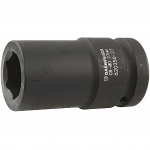 GARWIN PRO 620356-27 Головка, 1", 27 мм, торцевая, 6-гранная, ударная, глубокая