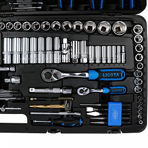 Licota ALK-8023F Набор инструмента 1/4" и 1/2", 167 предметов