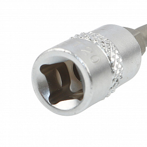 Licota H2TT20 Головка со вставкой, 1/4", T20H, 37 мм