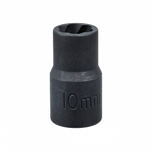 Licota ATF-5139A-10 Головка, 1/4", 10 мм, торцевая, экстрактор, ударная, для слизанного крепежа