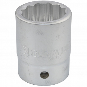 GARWIN PRO 610755-27 Головка, 3/4", 27 мм, торцевая, 12-гранная