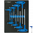 Набор ключей Torx L-тип, ложемент, 8 предметов KING TONY 9-22308TRV-4004