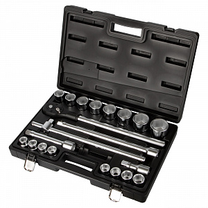Licota ALK-6003F (ASK-10060) Набор торцевых головок 3/4" 6-ти гранных 21 пр., 19-50 мм