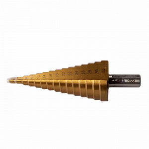 GARWIN INDUSTRIAL 102550-4-32-15 Сверло ступенчатое 4,0-32,0 мм, 15 ступеней, HSS, TiN