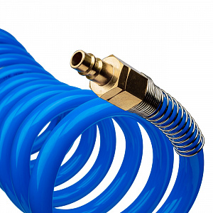 GARWIN PRO 808750-1216-10 Шланг полиуретан (PU) 12*16, витой, 10 м, синий, БРС в комплекте
