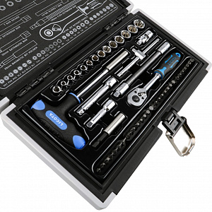 Licota ALK-0002 Набор торцевых головок 1/4" 50пр super lock