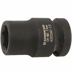 GARWIN PRO 620260-13 Головка, 1/2", 13 мм, торцевая, 6-гранная, ударная