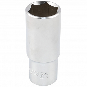 GARWIN PRO 610715-24 Головка, 1/2", 24 мм, торцевая, 6-гранная, глубокая
