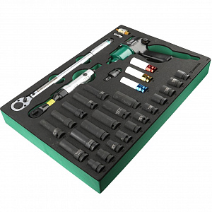 GARWIN PRO 646500 Набор пневмоинструмента с гайковертом 31 пр. в ложементе EVA