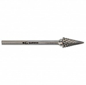 GARWIN INDUSTRIAL 900695-6*25*70 Борфреза коническая с заостренным концом 6*25*70 мм, VHM, CB, TiAlN, форма M (серия 900695)