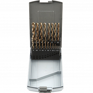 GARWIN INDUSTRIAL GM-BS19C Набор сверл 1.0-10.0 х 0,5 мм 19пр. HSS-CO Spiralbohrer (Metall)