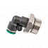 GARWIN PRO 808520-Г-6-12-1 Уголок M1/2" цанга 6 мм, с уплотнением, пластм. корпус-4004