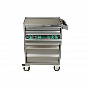 Licota AWX-2603G-N-R Тележка инструментальная с карманом, 7 полок, серая