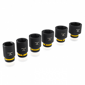 RUNTEC RT-IS3B14L Набор ударных головок глубоких RUNTEC 1", 22-60 мм, CrMo, 14 предметов