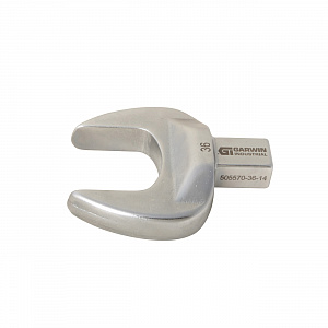 GARWIN INDUSTRIAL 505570-36-14 Насадка для динамометрического ключа рожковая 36 мм с посадочным квадратом 14*18