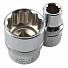Licota TBS-22006 Набор торцевых головок 1/2" 12-ти гранных, 10 пр. на линейке, 3/8"-15/16"-4004