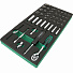 GARWIN PRO 645015 Набор торцевых головок 1/4" 43 пр. в ложементе EVA-4004