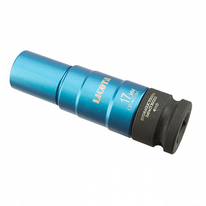 Licota PAW-TL417H Головка, 1/2", 17 мм, торцевая, 6-гранная, ударная, глубокая, для литых дисков, торсионная