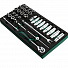 GARWIN PRO 646058 Набор торцевых головок 3/8" 36 пр. в ложементе EVA-4004