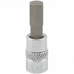 Licota H2H070 Головка со вставкой, 1/4", H7, 37 мм
