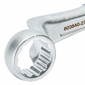 GARWIN PRO 603840-27 Ключ накидной, односторонний, 75°, усиленный, 27 мм