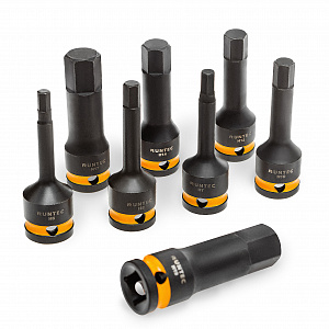 RUNTEC RT-IS1E51F Набор ударных головок с аксессуарами RUNTEC 1/2", 8-32 мм, CrMo в ложементе EVA, 51 предмет