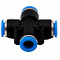 GARWIN PRO 808570-Х-4-4-4-4 Фитинг цанговый Х-образный 4 мм, с уплотнением, пластм. корпус-4004