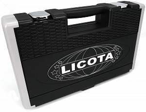 Licota ALK-0007P Набор торцевых головок 3/8" 12-ти гранных spline 37 пр., 6-24 мм