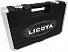 Licota ALK-0007P Набор торцевых головок 3/8" 12-ти гранных spline 37 пр., 6-24 мм-4004