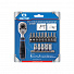 Набор вставок (бит) и головок с трещоткой 1/4", Torx, Hex, PH, 15 предметов KING TONY 2515MR-4004