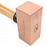 GARWIN PRO GHT-HW2500C Молоток медный с деревянной рукояткой, 2500 г-4004