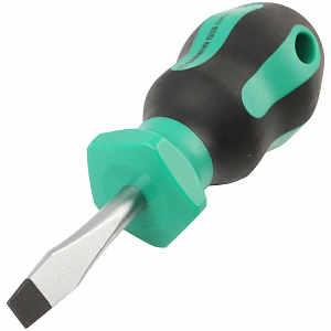GARWIN PRO 634045-SL6,5*38 Отвертка профессиональная короткая SL6.5, 38 мм