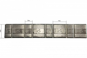 Грузики Great Wolf самоклеящиеся свинцовые (pb) 4x5г-4x10г, 50 шт. GW-0062
