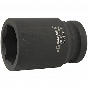 GARWIN PRO 620356-41 Головка, 1", 41 мм, торцевая, 6-гранная, ударная, глубокая