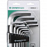 GARWIN PRO 607527 Набор шестигранников угловых длинных, 13 пр. 2-19 мм-4004