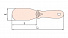 GARWIN INDUSTRIAL GSS-XDA04 Лопатка искробезопасная 105х50 мм-4004