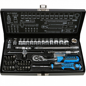 Licota ALT-5009F Набор торцевых головок 1/4" 43пр.