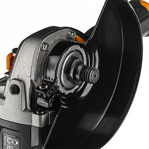 RUNTEC RT-AG900 Шлифмашина угловая аккумуляторная RUNTEC PRO 125 мм, 20В, 2*4Ач, 900Вт